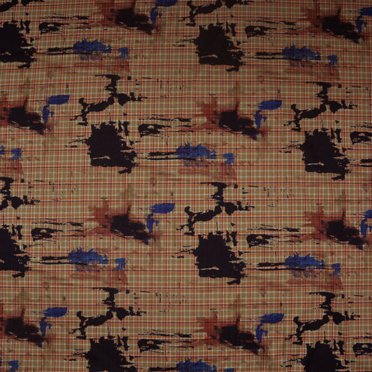 Painters Check Polyester Woven