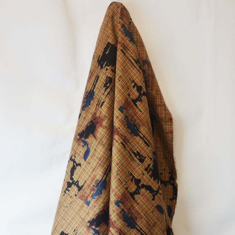 Painters Check Polyester Woven