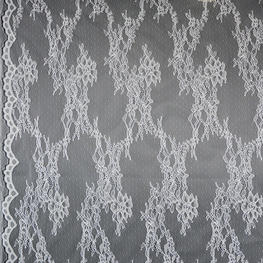 Scallop Edge Floral Lace