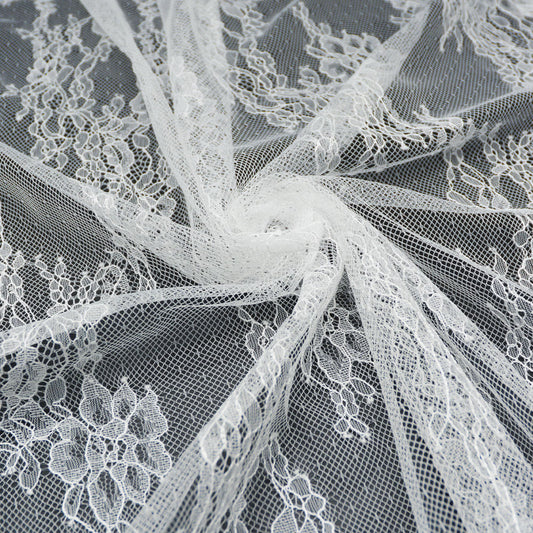 Scallop Edge Floral Lace