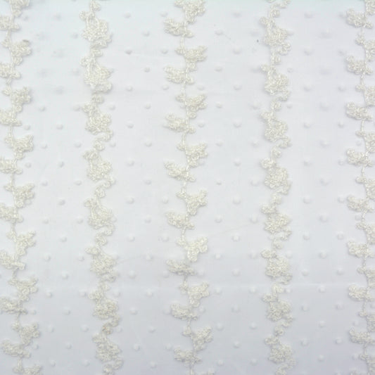 Grapevine Spot Embroidered Tulle