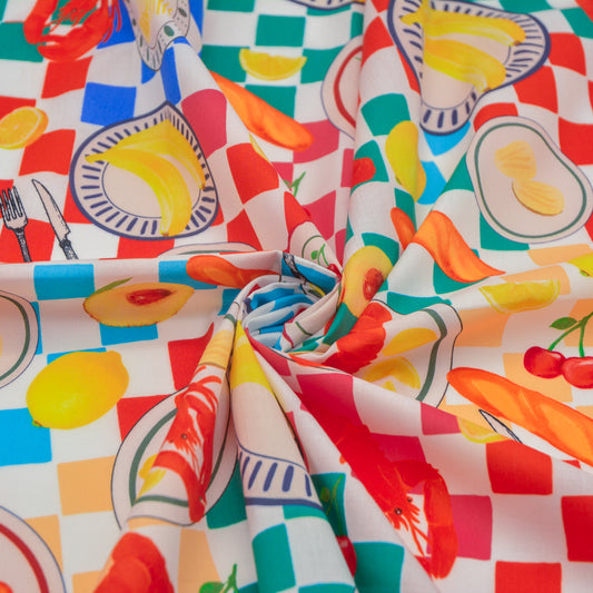 Seatime Printed Cotton Woven