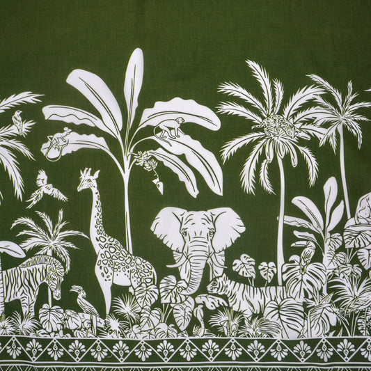 Giraffe Printed Cotton Woven
