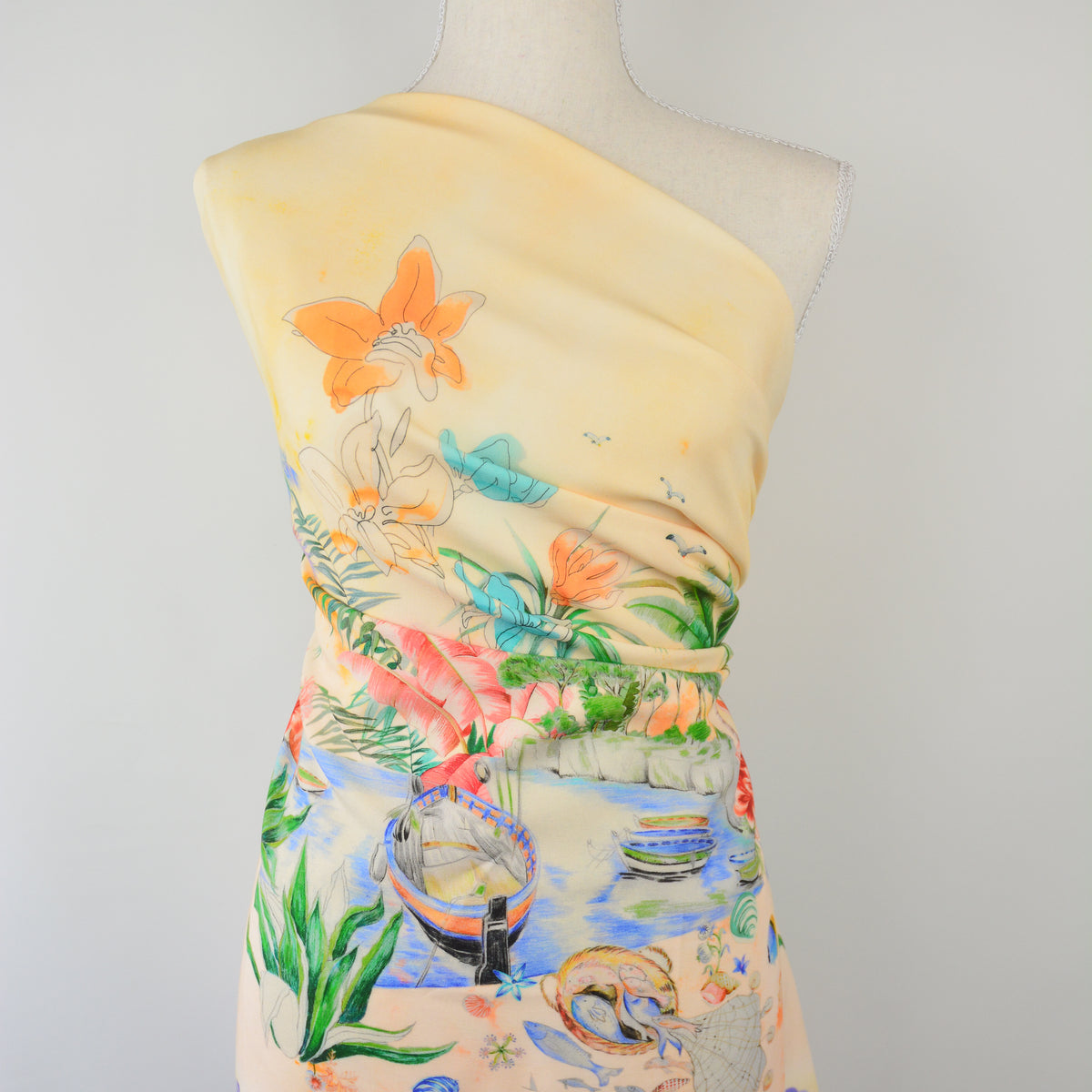 Palms Printed Rayon Woven
