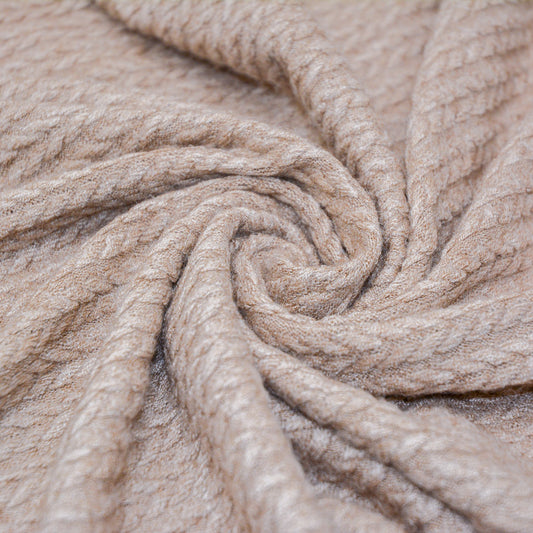 Braid Cable Textured Knit