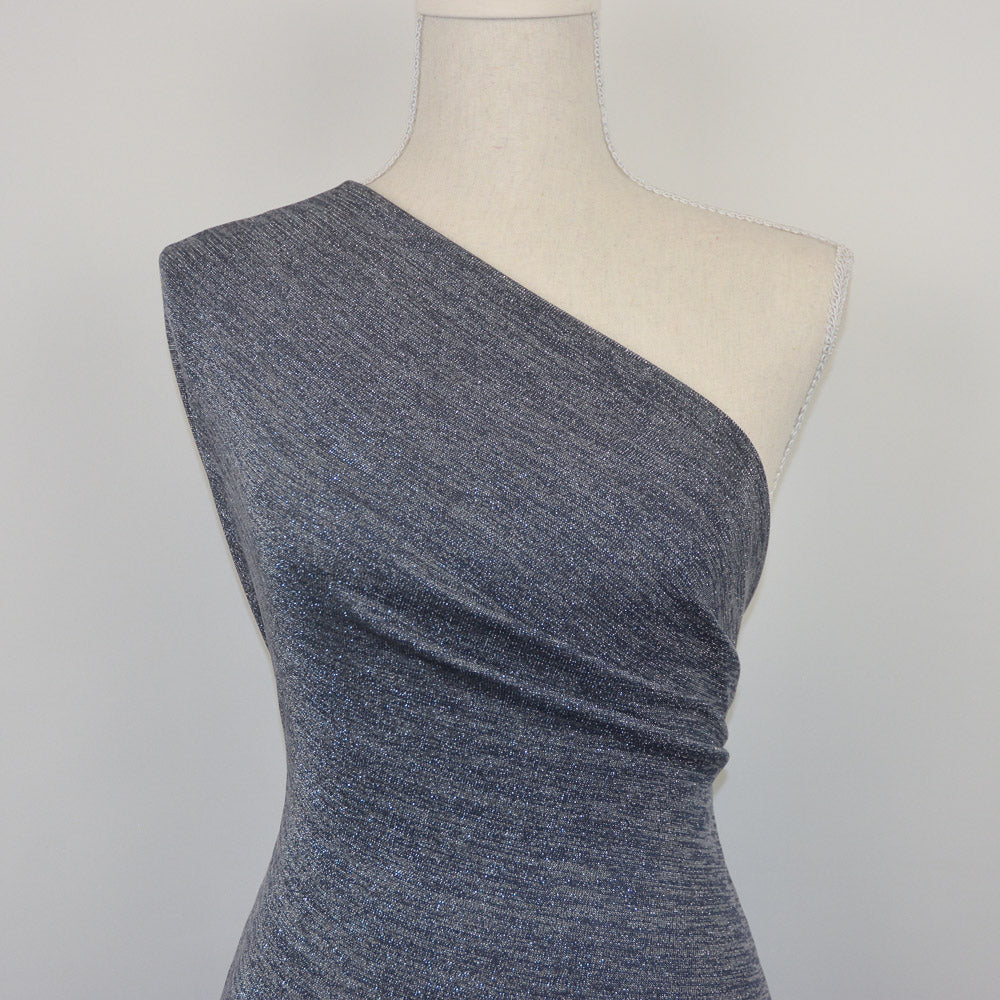 Celeste Metallic Ponte Knit