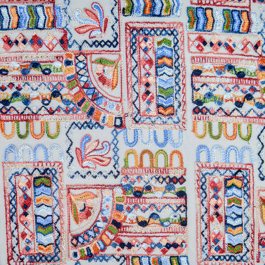 Enrich Embroidered Mesh