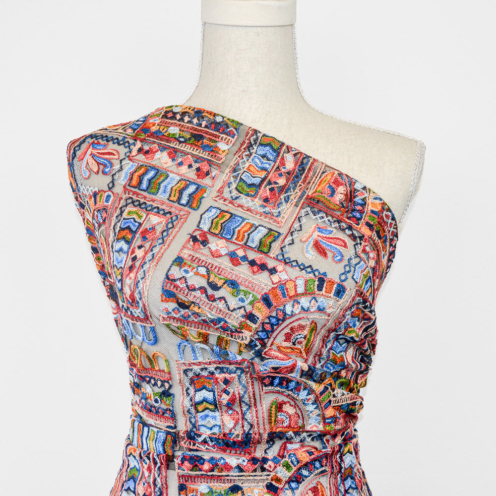 Enrich Embroidered Mesh