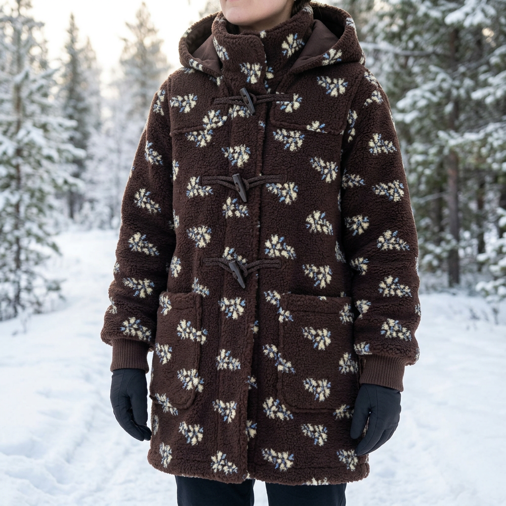 Beyla Sherpa Jacquard Knit