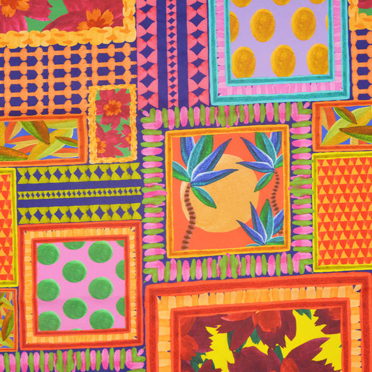 Framed Printed Cotton Woven