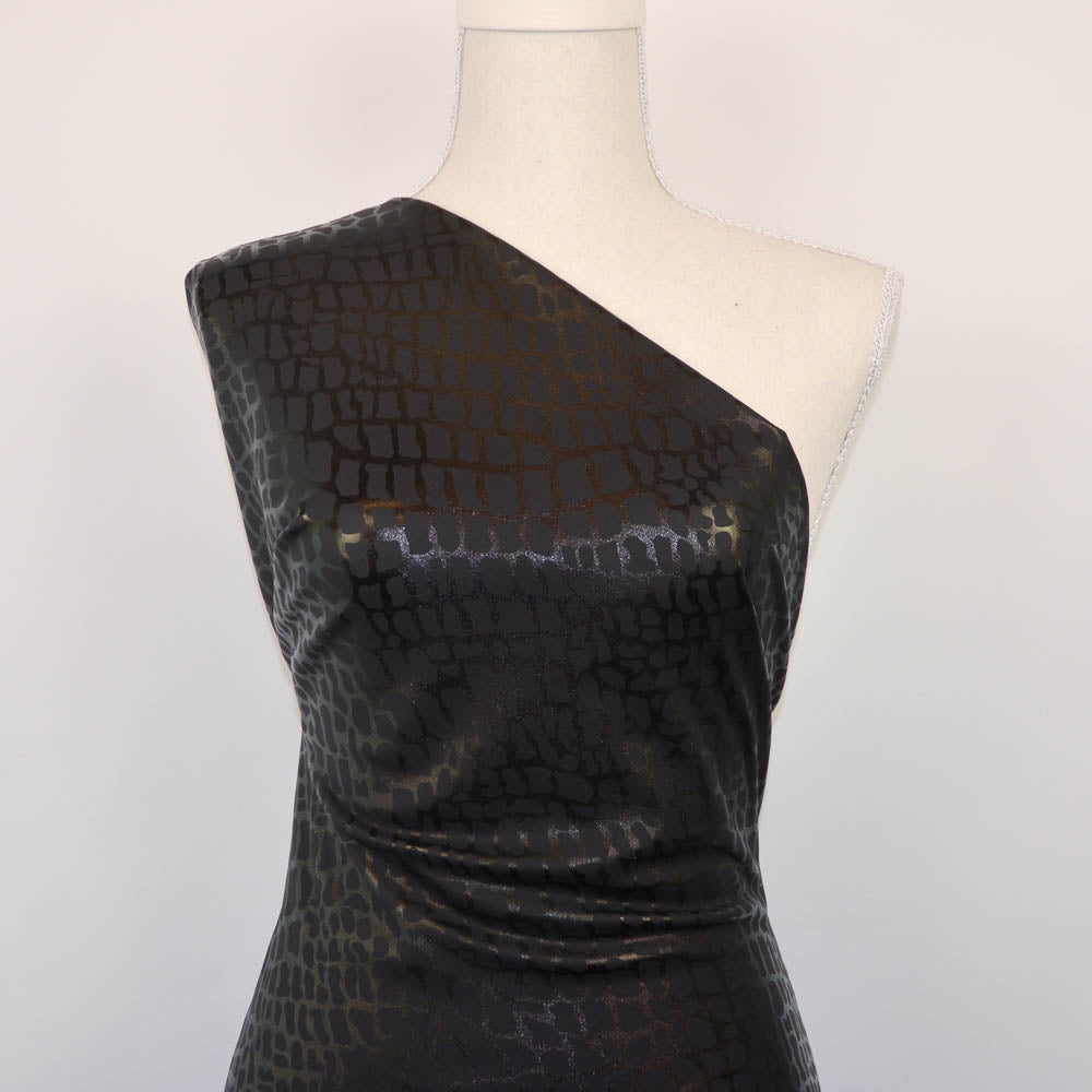 Jaguar Print Bengaline Woven