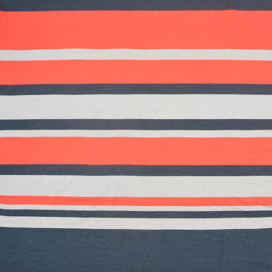 Viscose Stripe Jersey Knit