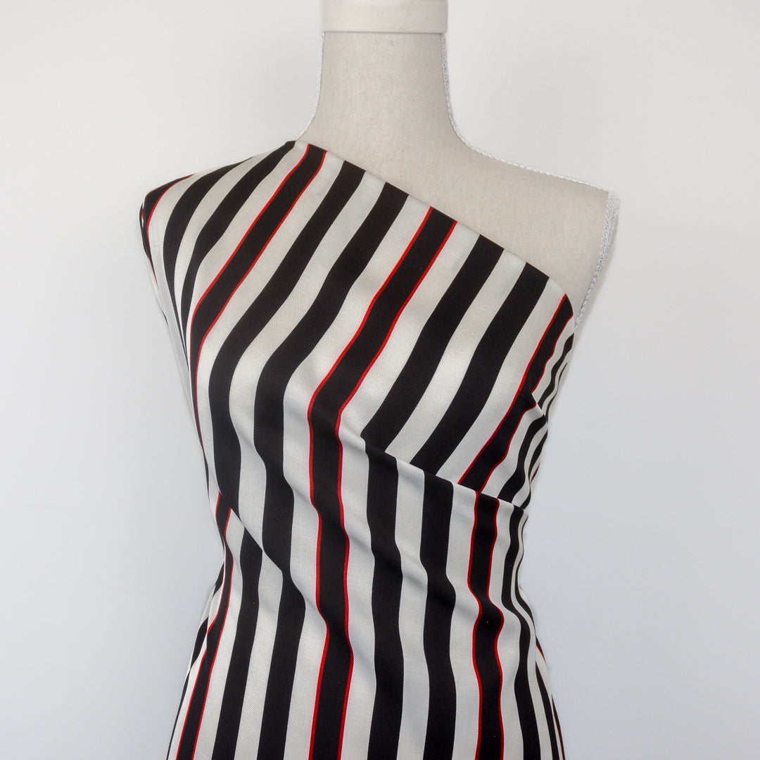 Bandz Piqué Stripe Woven