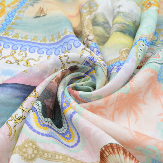 PRESALE - Sirens Printed Linen Woven
