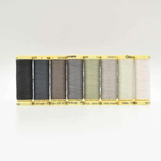 Gütermann 100m Sew All Thread - Cool Neutrals