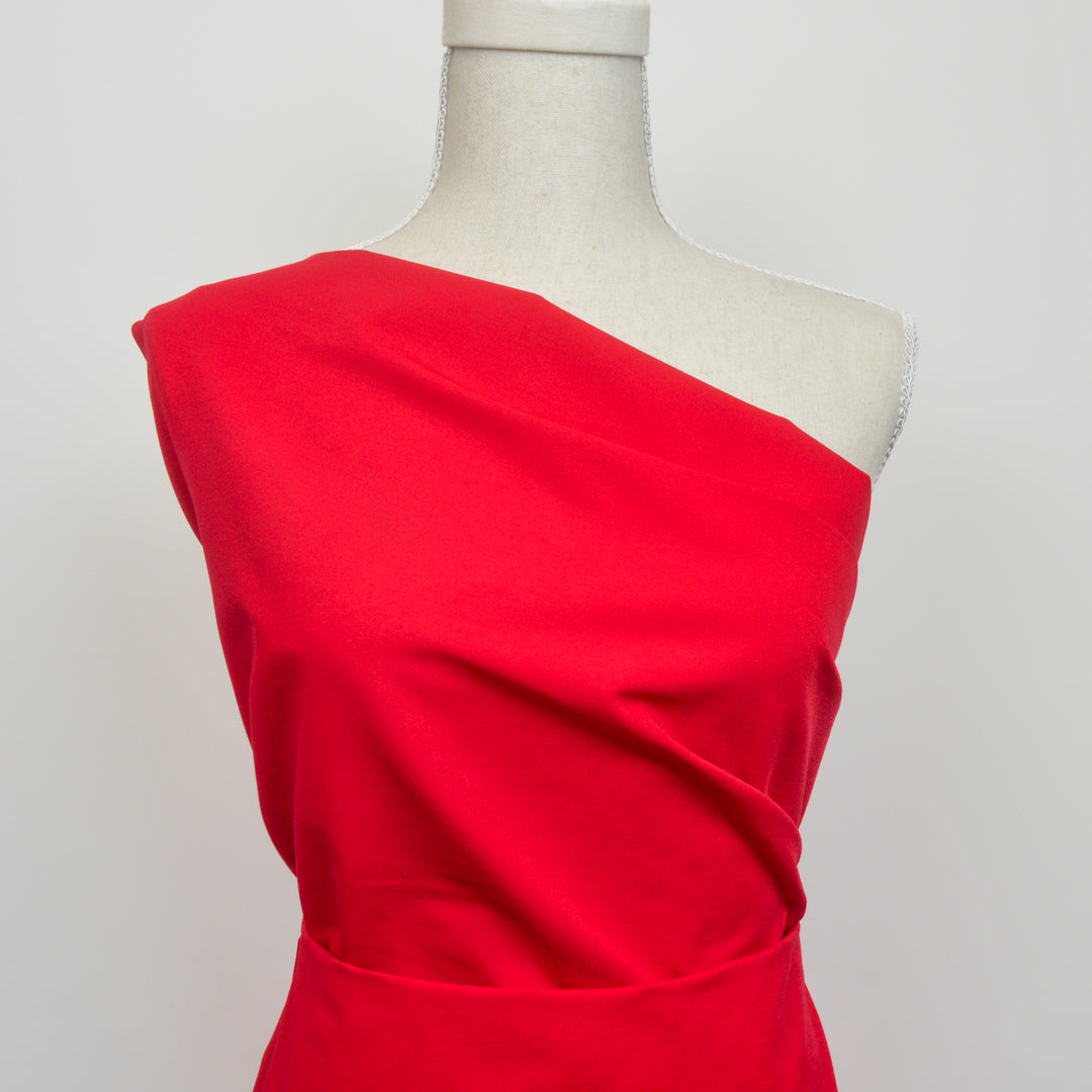 Rascal Red Viscose Nylon Woven