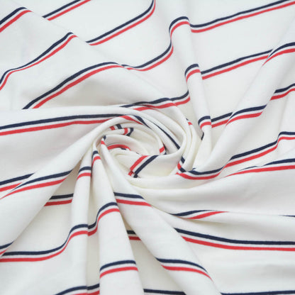 Apollo Stripe Cotton Jersey Knit