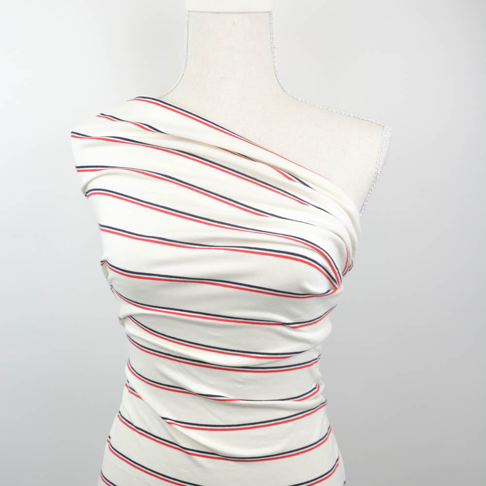 Apollo Stripe Cotton Jersey Knit