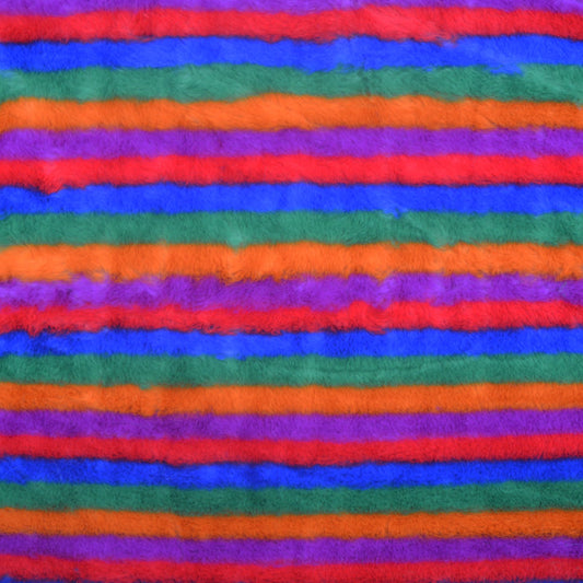 Circus Stripe Faux Fur