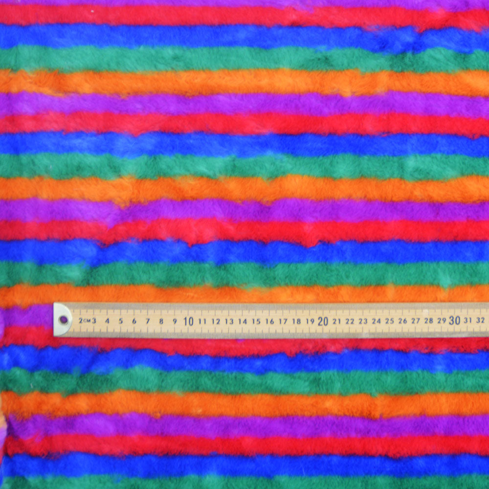 Circus Stripe Faux Fur