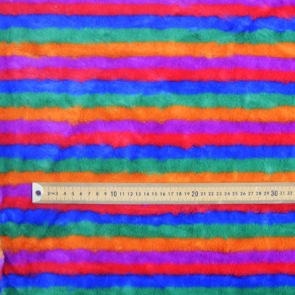 Circus Stripe Faux Fur