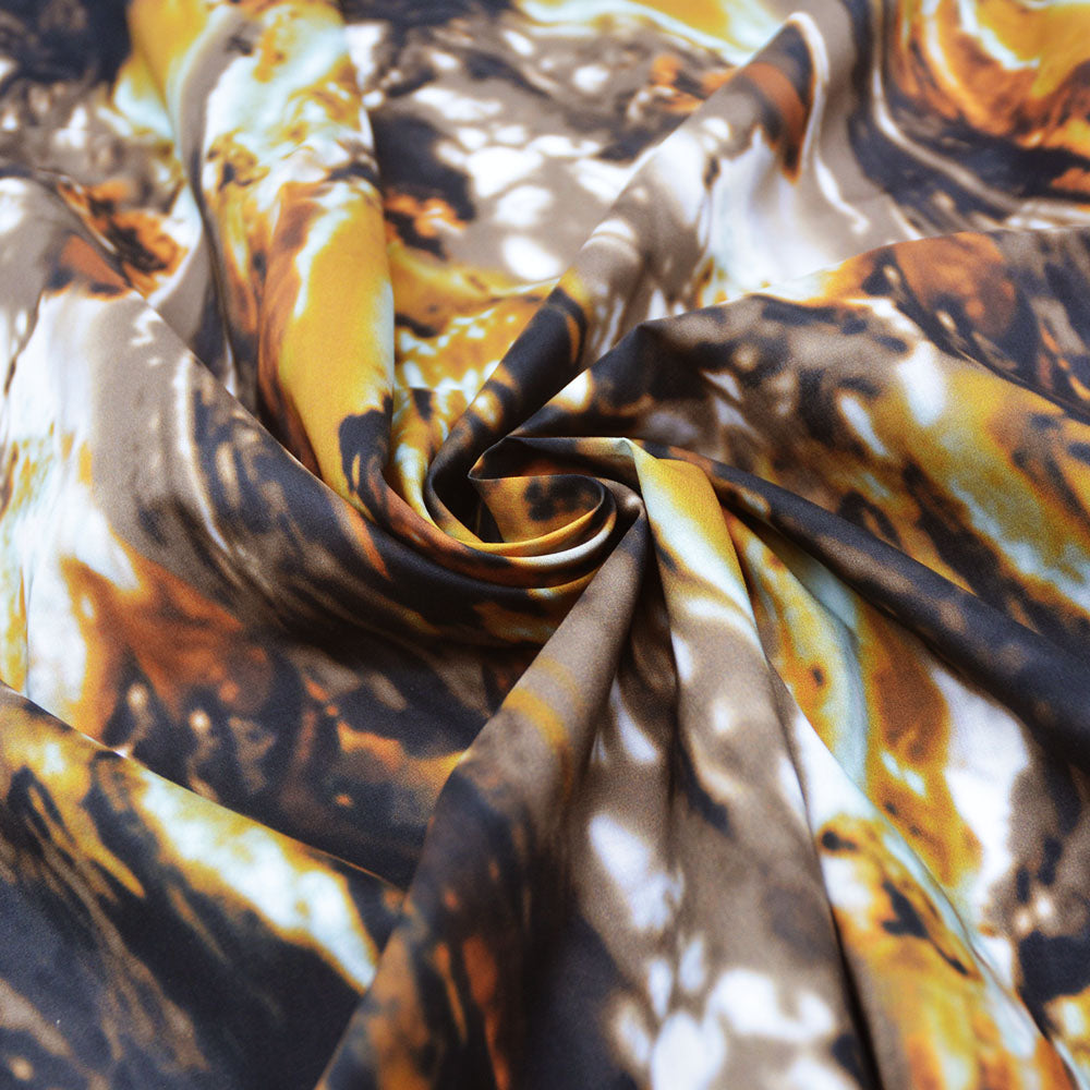 Abstract Camo Cotton Woven