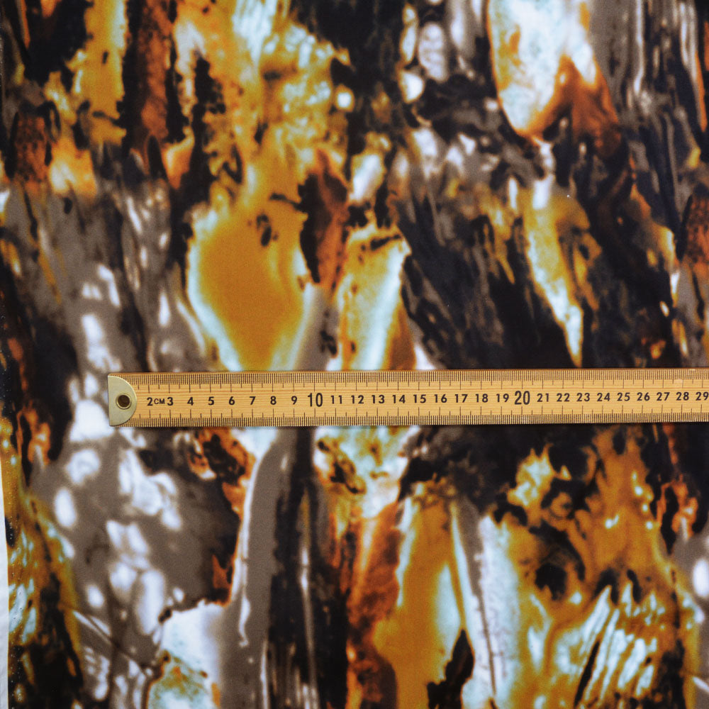 Abstract Camo Cotton Woven