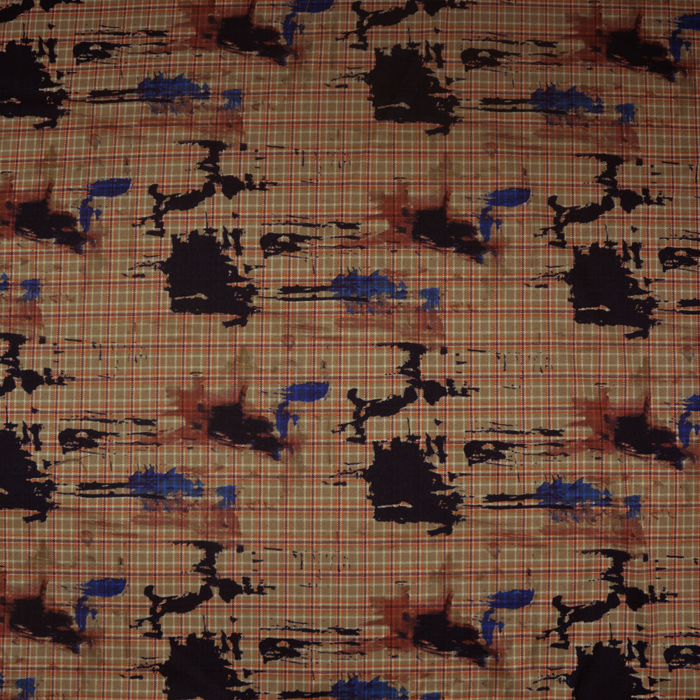 Painters Check Polyester Woven