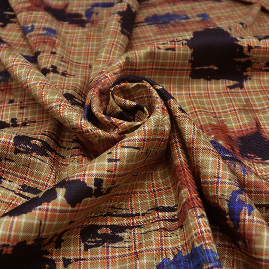 Painters Check Polyester Woven