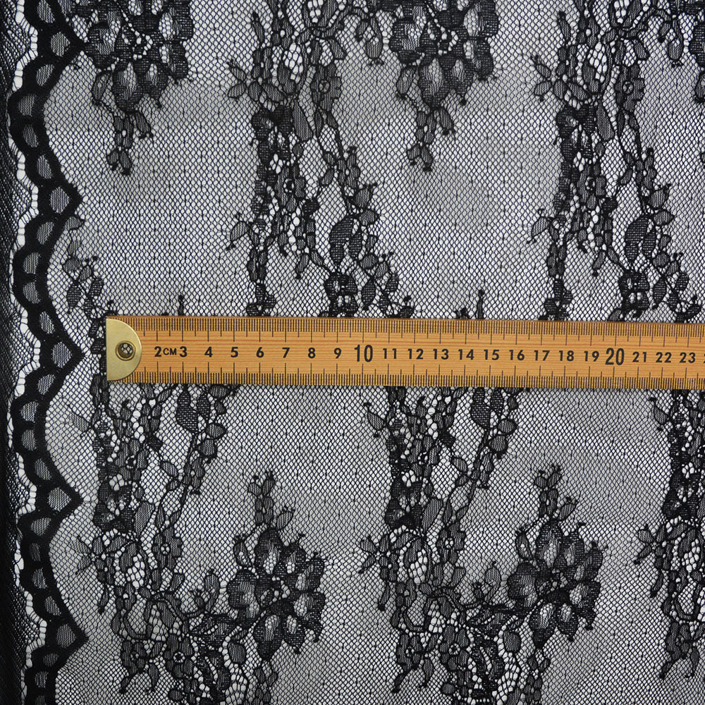 Scallop Edge Floral Lace