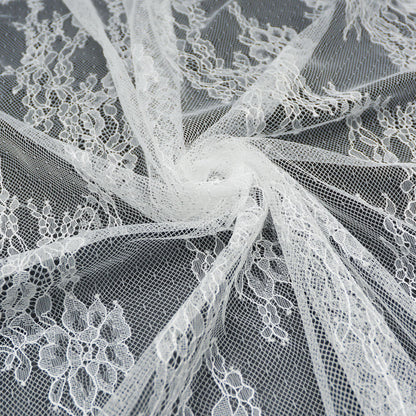 Scallop Edge Floral Lace