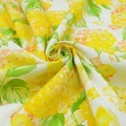 Hydrangea Printed Cotton Woven