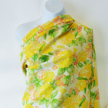 Hydrangea Printed Cotton Woven