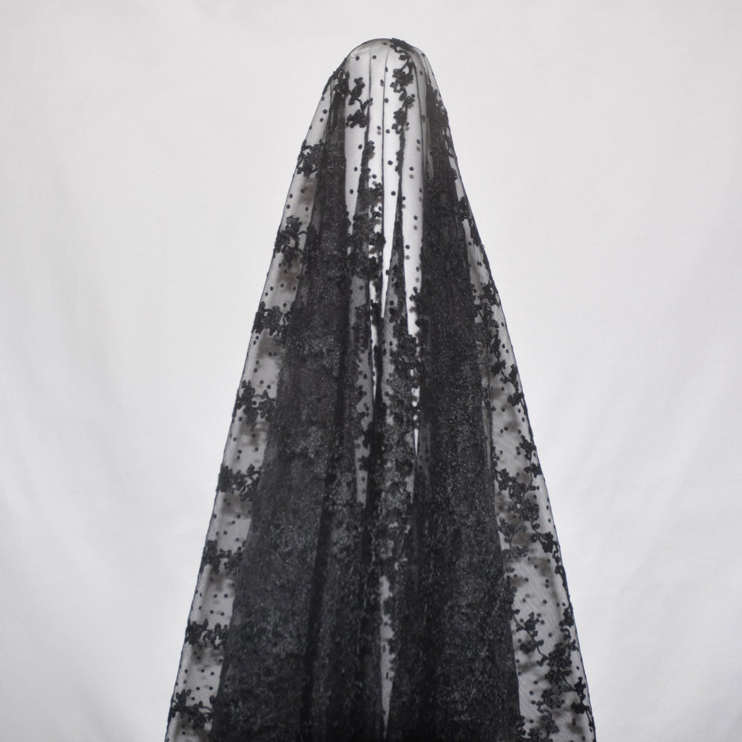 Grapevine Spot Embroidered Tulle