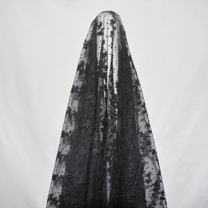 Grapevine Spot Embroidered Tulle