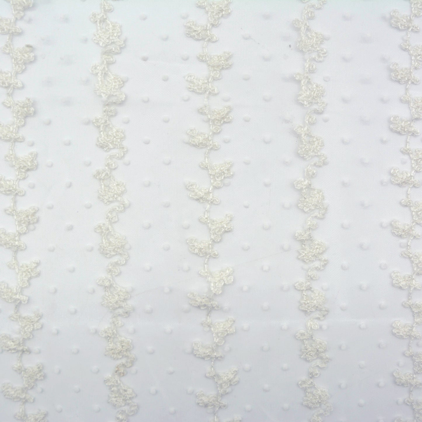 Grapevine Spot Embroidered Tulle