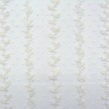 Grapevine Spot Embroidered Tulle