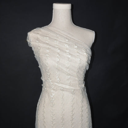 Grapevine Spot Embroidered Tulle