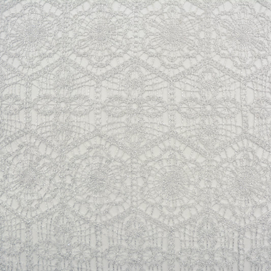 Hex Lurex Polyester Lace