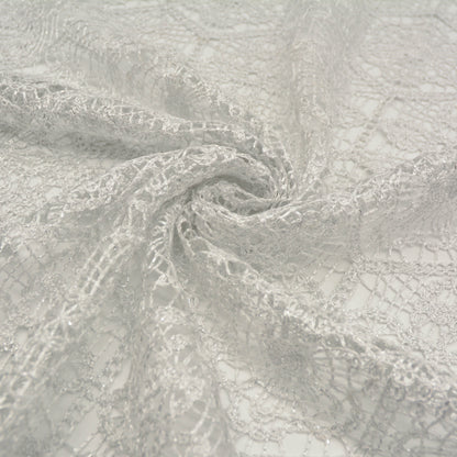 Hex Lurex Polyester Lace