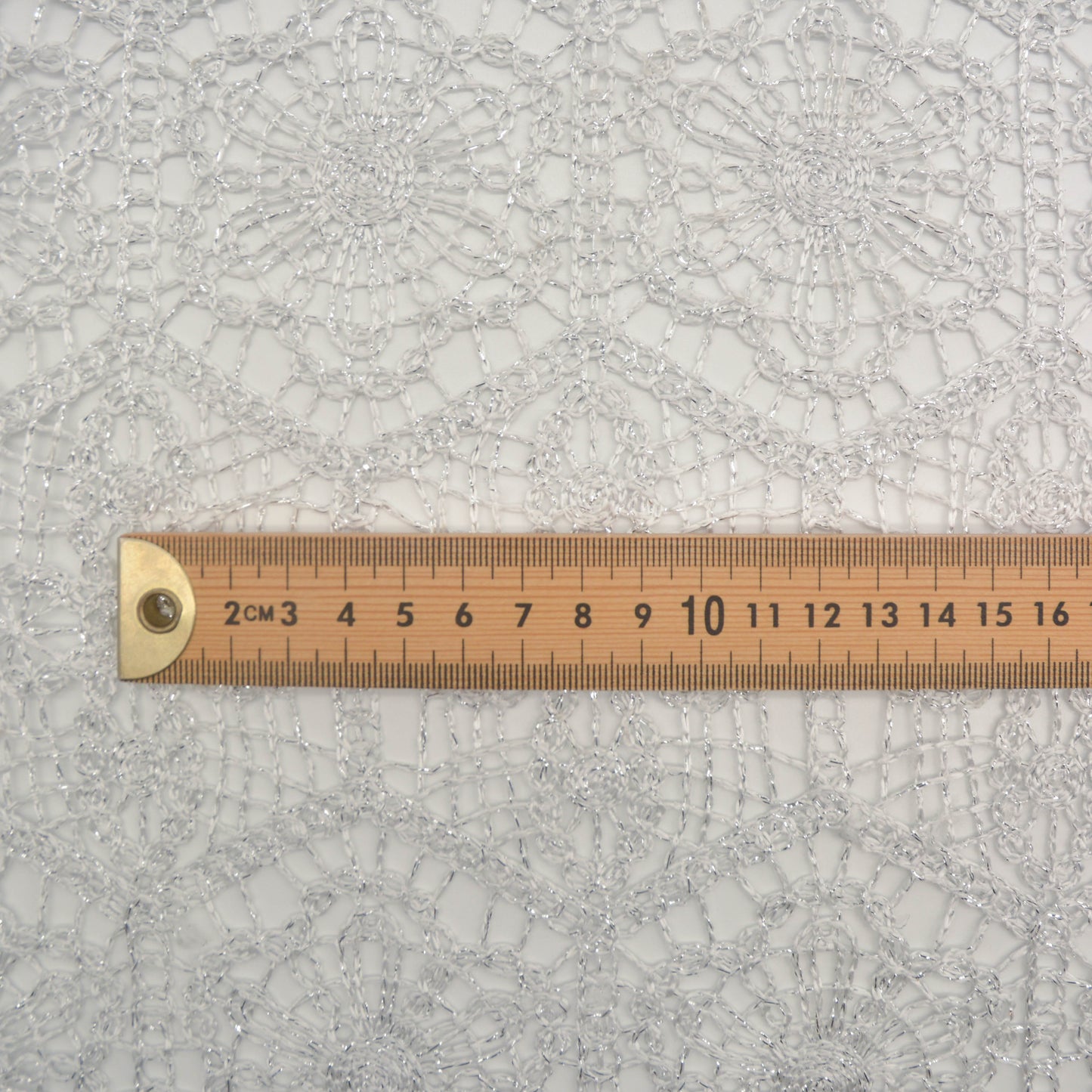 Hex Lurex Polyester Lace