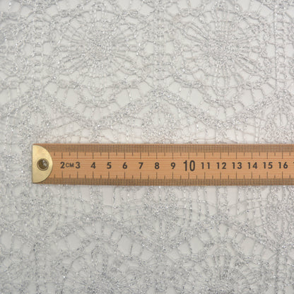 Hex Lurex Polyester Lace