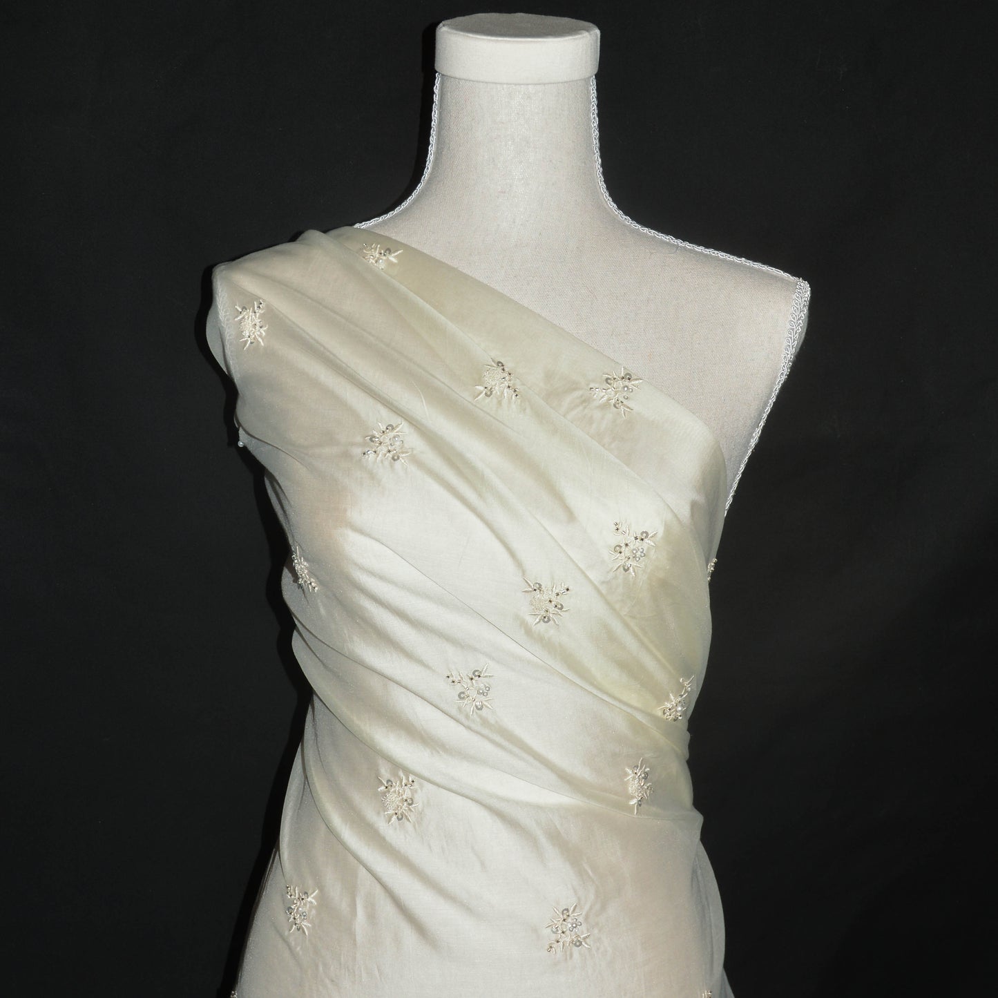 Twinkle Sequin Embroidered Tencel Woven