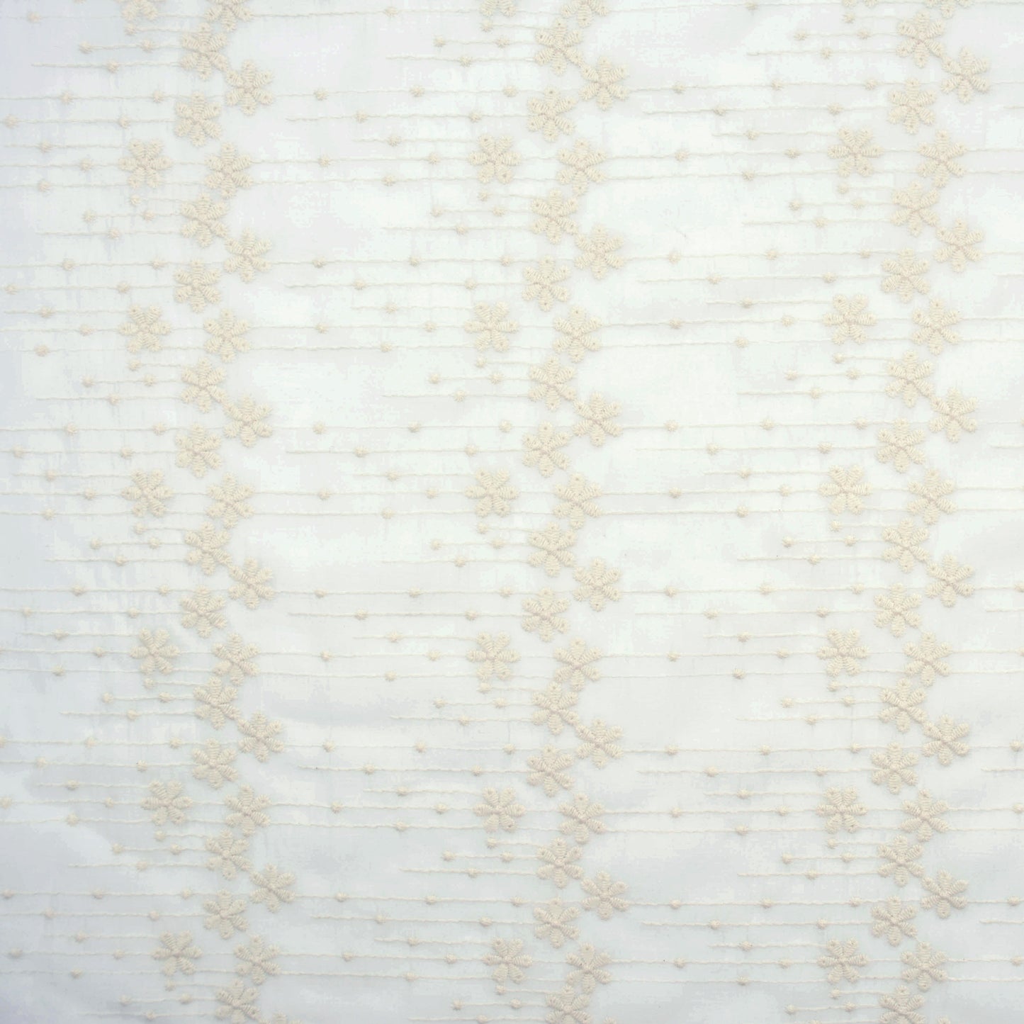 Summer Snow Embroidered Tencel Woven