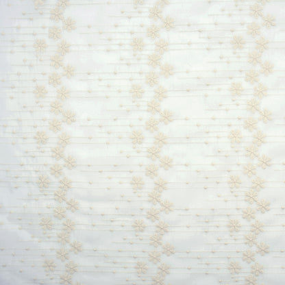 Summer Snow Embroidered Tencel Woven