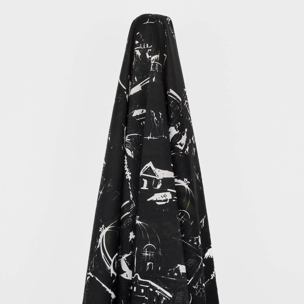 Shadow Print Cotton Woven