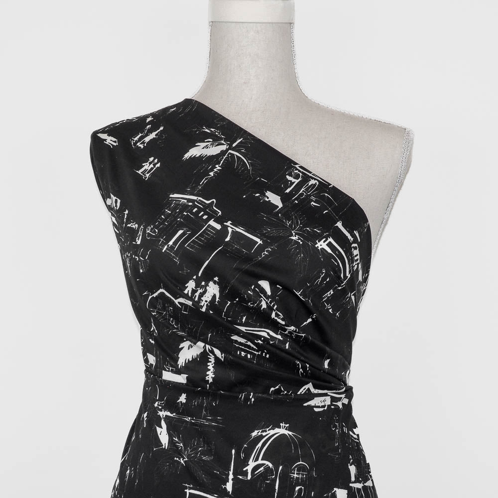 Shadow Print Cotton Woven