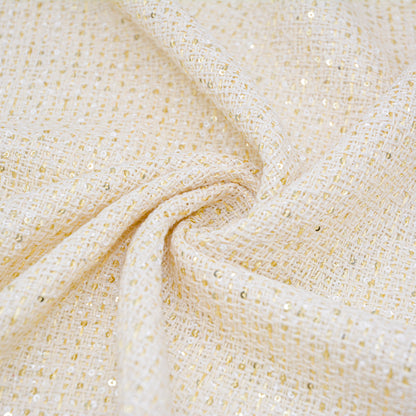 Ice Cream Sequin Boucle Woven