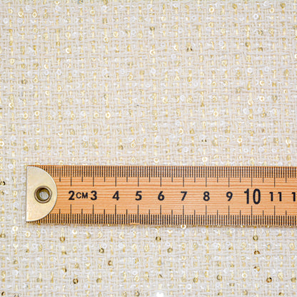 Ice Cream Sequin Boucle Woven