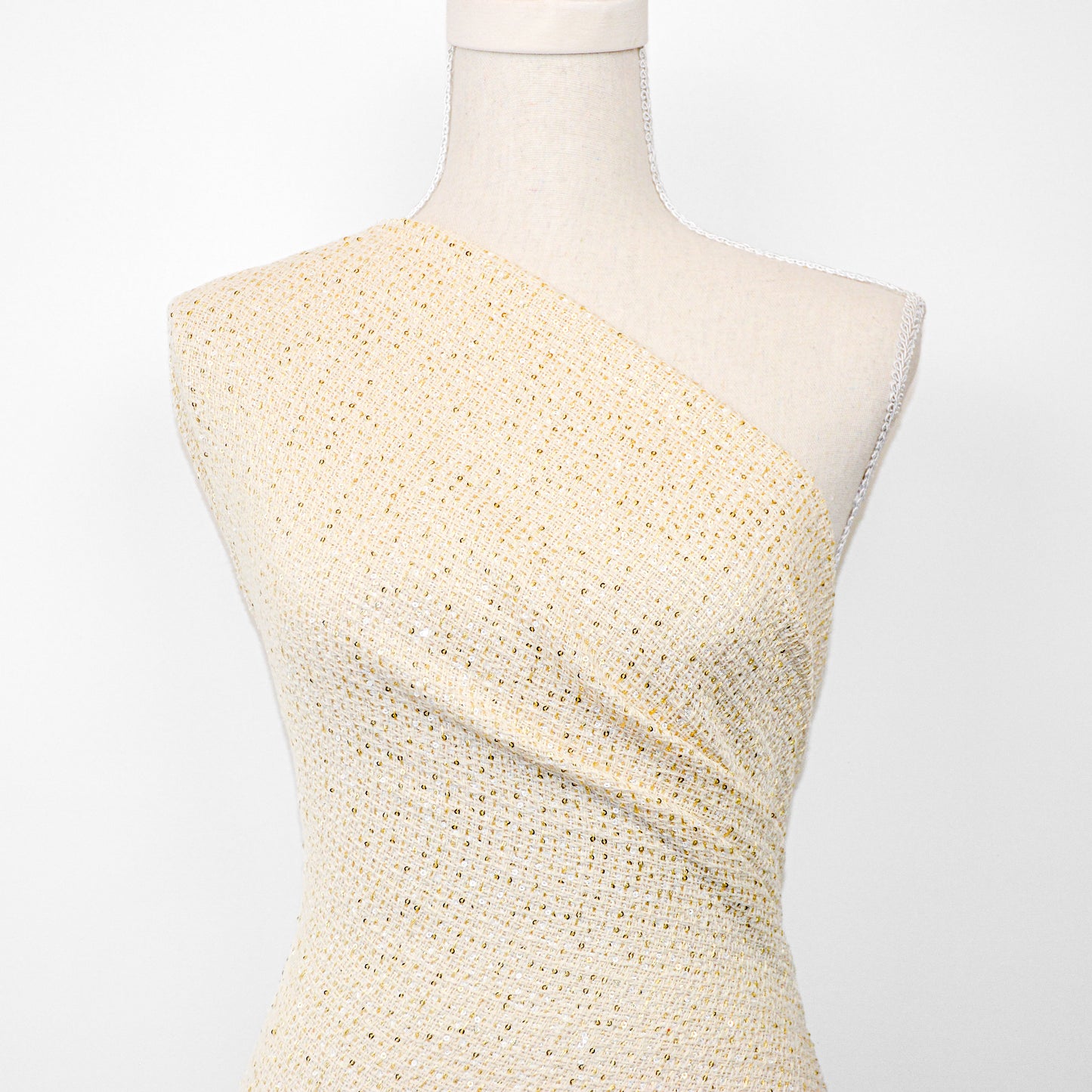 Ice Cream Sequin Boucle Woven